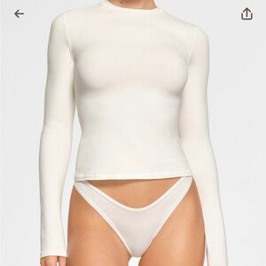 ❗️SOLD❗️Skims Cotton Jersey Long Sleeve T-Shirt Marble